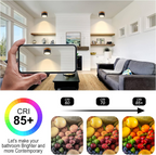 Nowoczesna lampa sufitowa LED cylindryczna typu plafon