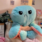 Giocattolo di peluche per bambini polpo compagno amichevole