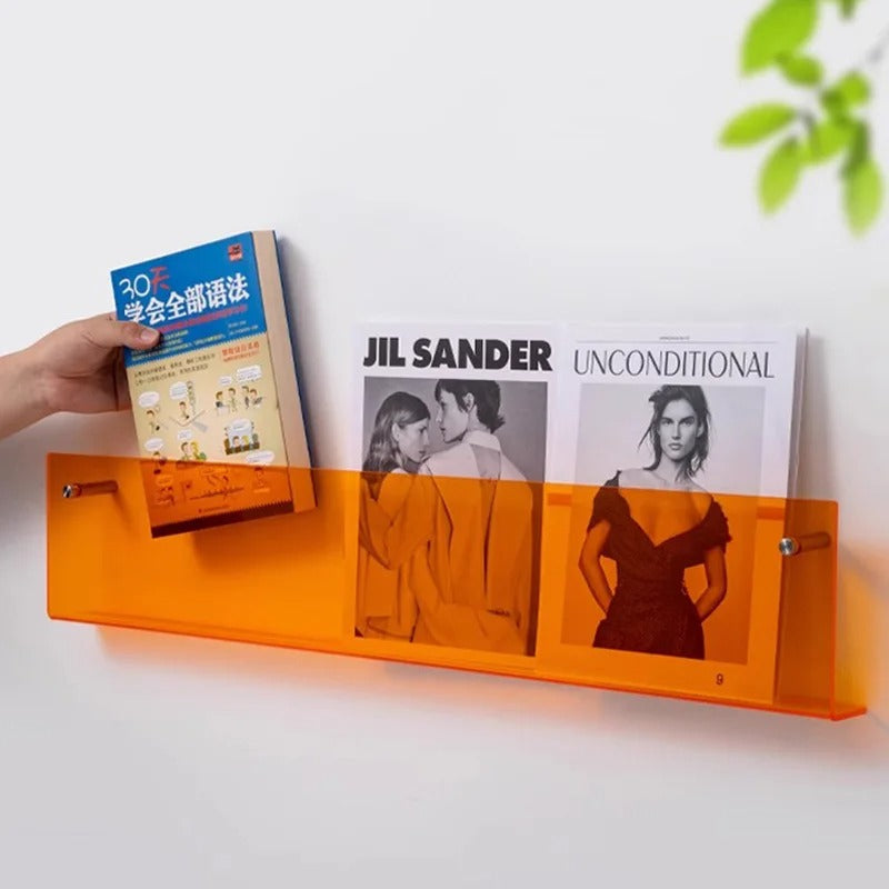 Kompakte Wandregale zur Präsentation und Aufbewahrung von Büchern und Platten