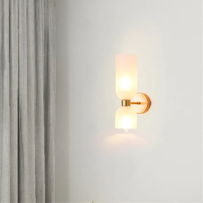 Lampada da parete in vetro contemporanea LED – illuminazione minimalista per interni