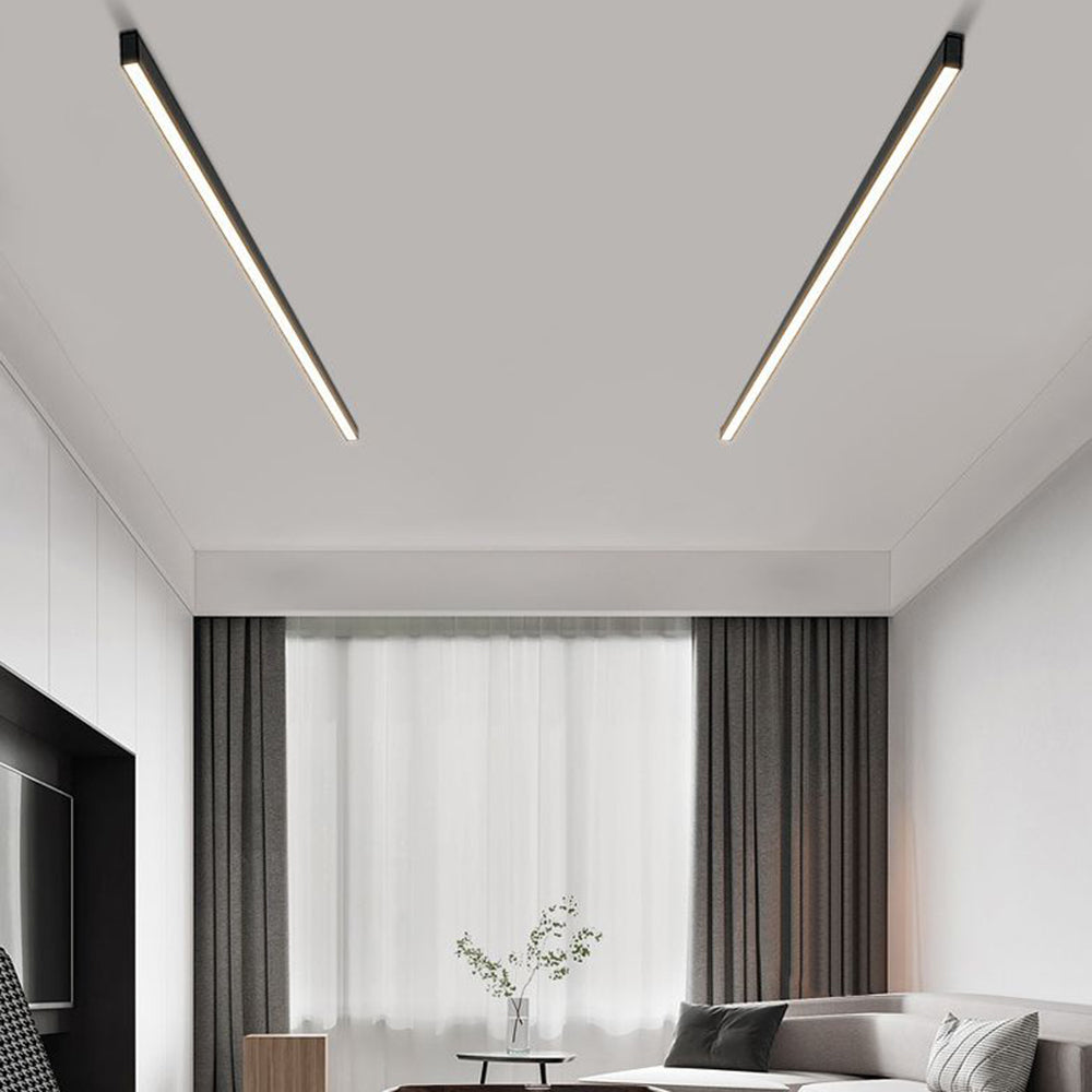 Slim Minimalist Linear Modern LED Ceiling Lamp