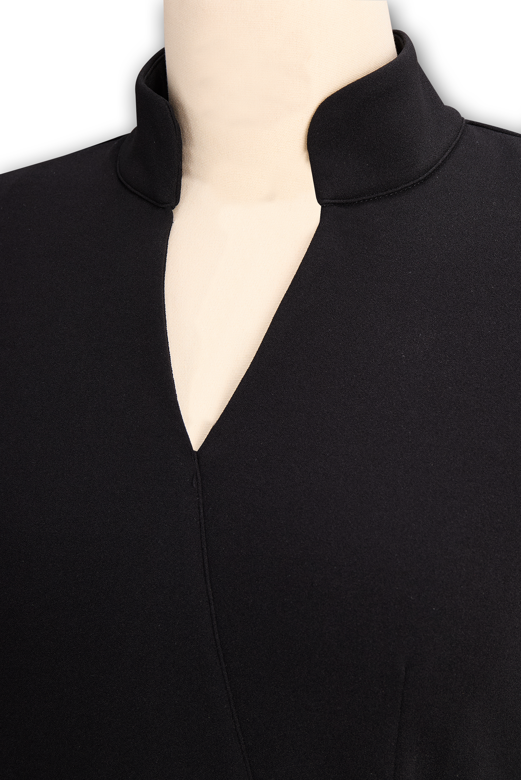 Abito Midi con Cintura e Maniche Lunghe da Donna