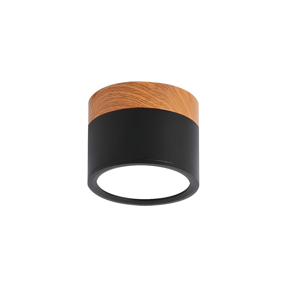 Nowoczesna lampa sufitowa LED cylindryczna typu plafon