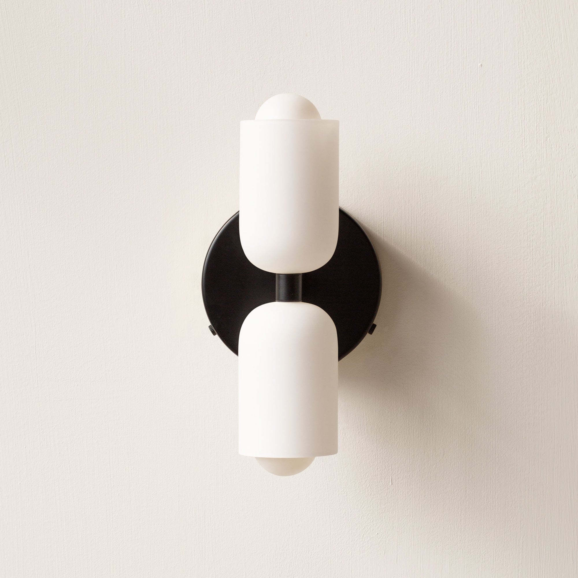 Modern LED wall lamp for interiors, lighting both up and down