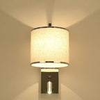 Artistic lightweight luxury 1-light stainless steel wall lamp