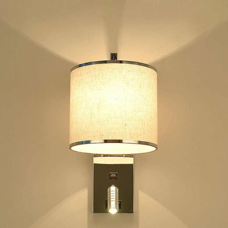 Lampada da parete artistica leggera di lusso a 1 luce in acciaio inox