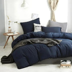 Minimalist Nordic Pom-Pom Bedding Set Quilt