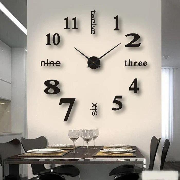 Decorative wall clock for modern interiors