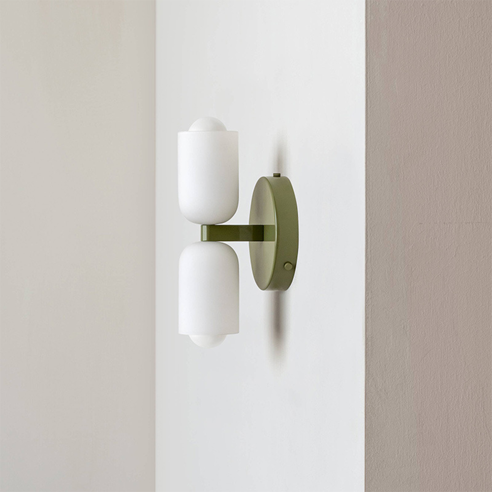 Modern LED wall lamp for interiors, lighting both up and down