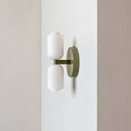 Modern LED wall lamp for interiors, lighting both up and down