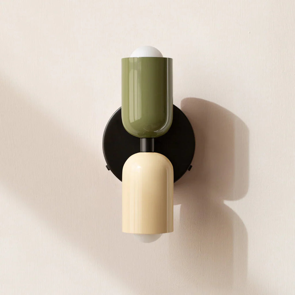 Applique LED scandinave élégante à double face