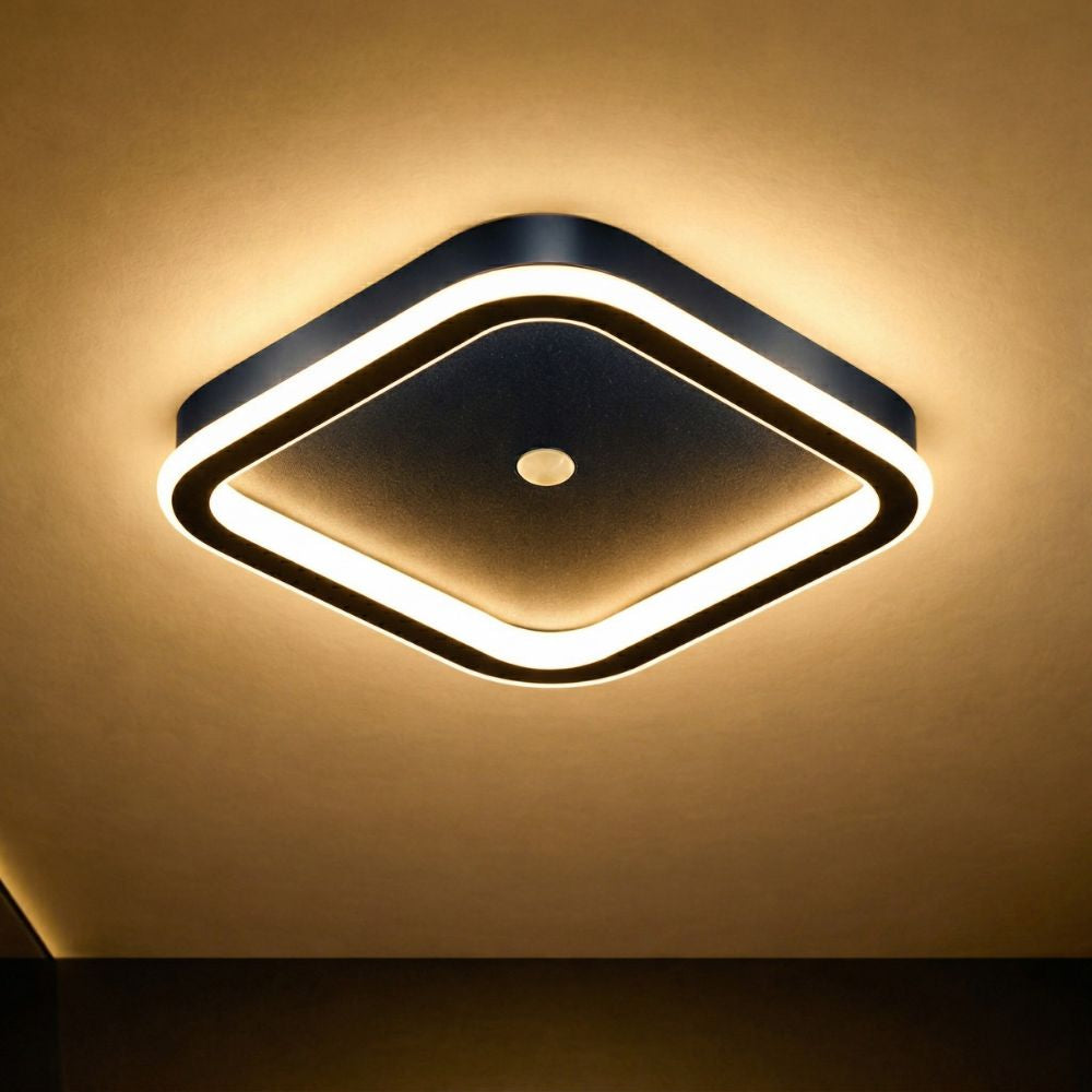 Modern LED ceiling lamp with motion sensor