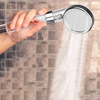 Pomme de douche ronde avec modes de jet réglables