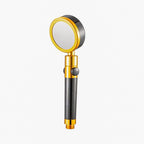 Round handheld shower head with adjustable water flow