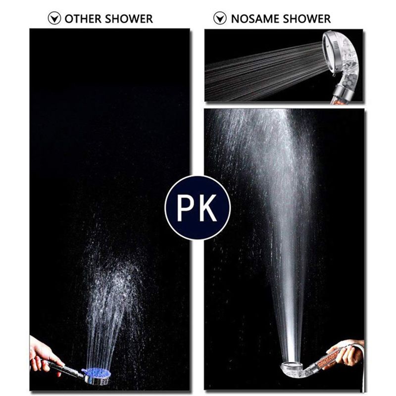 Pomme de douche ronde avec modes de jet réglables