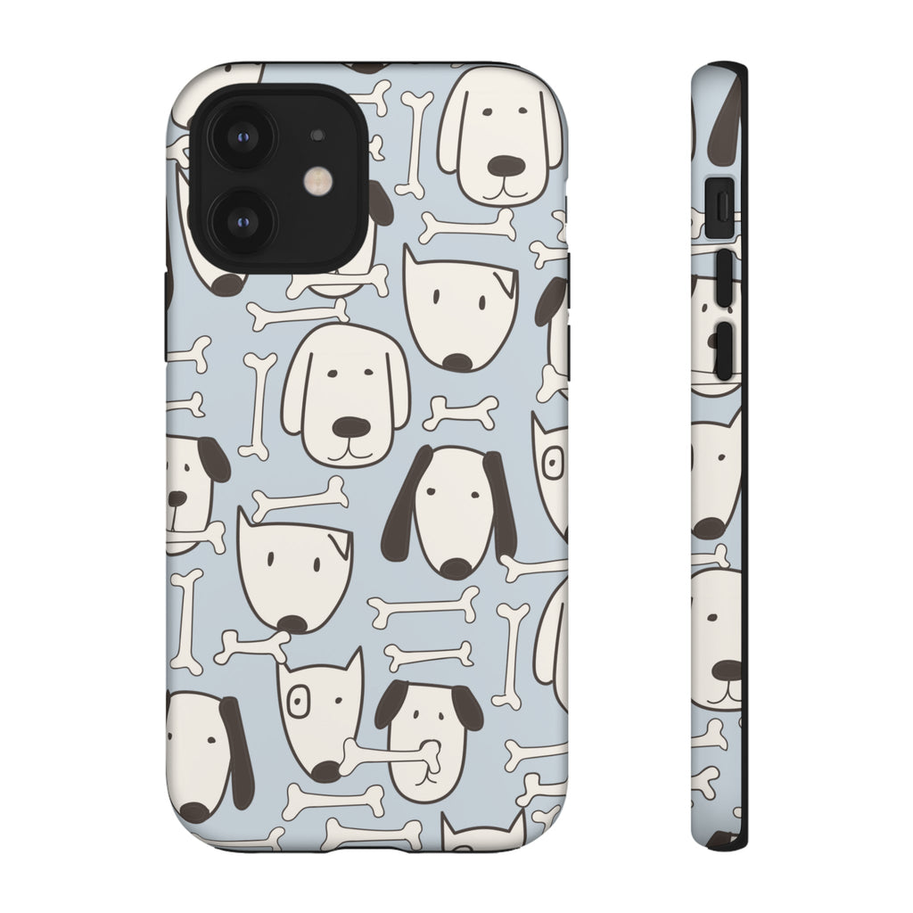 Étui de téléphone de protection durable avec motif d’empreintes de patte