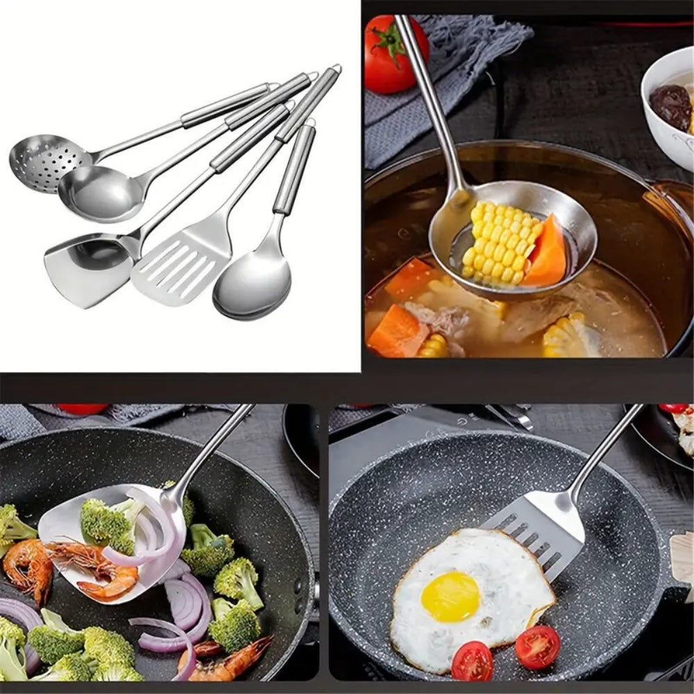 Rust-resistant stainless steel cookware – set of 5 pieces