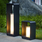 Kwadratowa lampa ogrodowa oświetlenie zewnętrzne LED wodoodporna