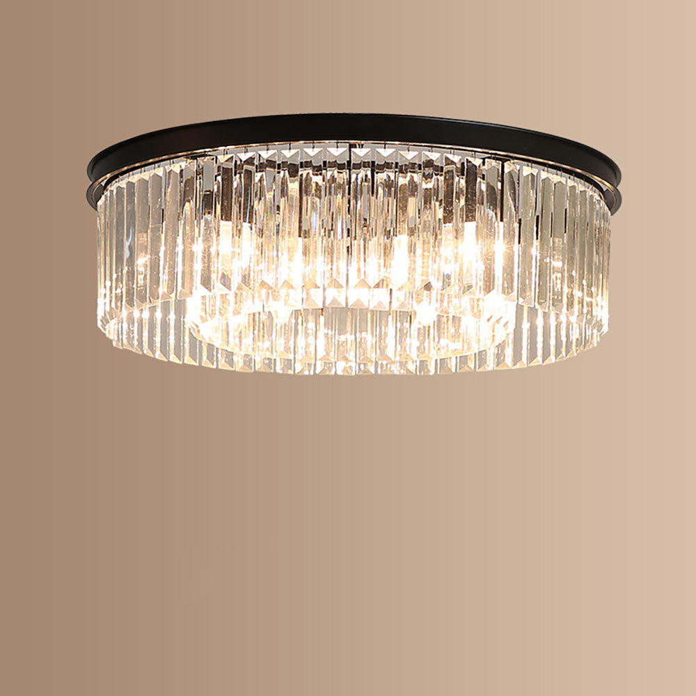 Luksusowa lampa sufitowa Crystal Flush – elegancka dekoracja wnętrz