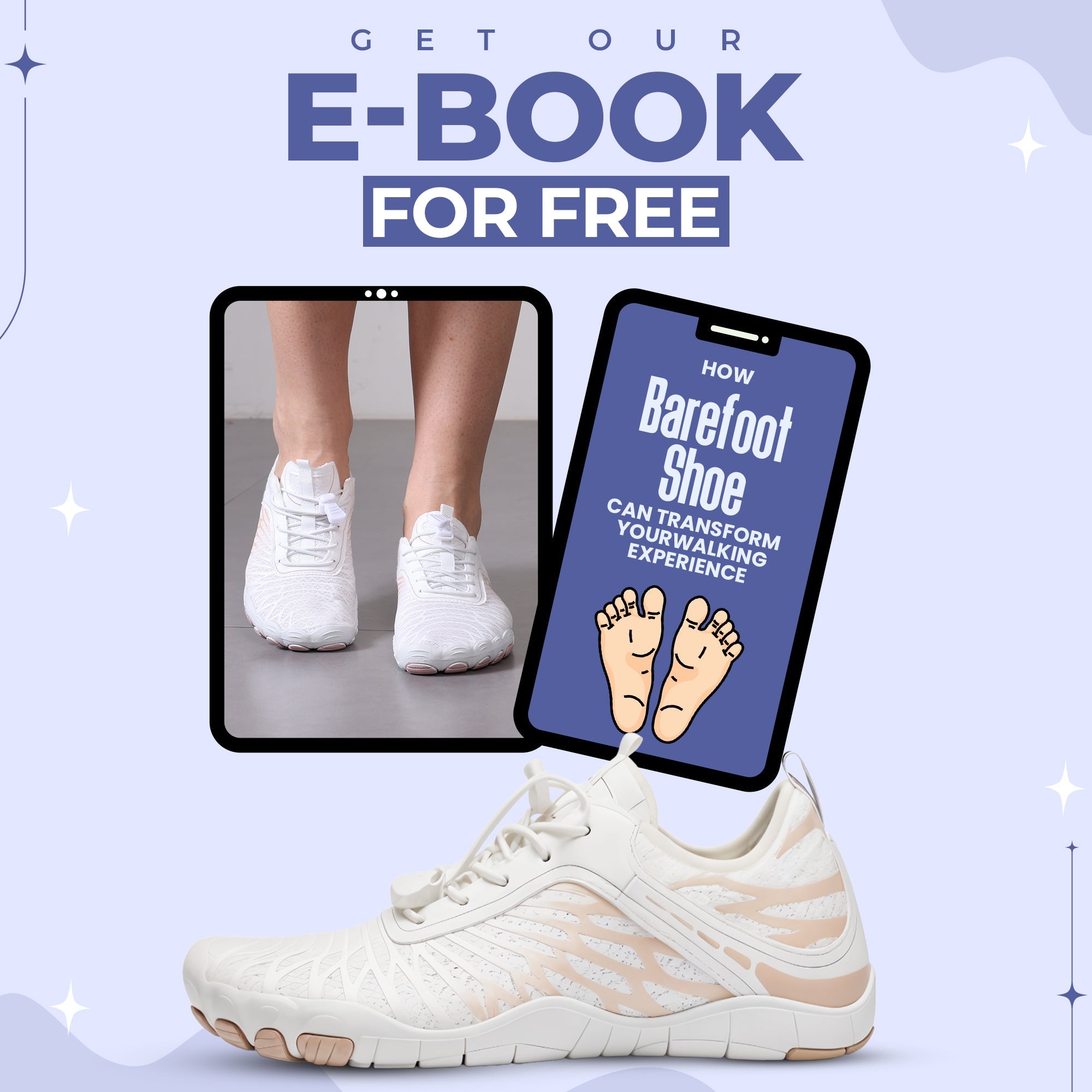 Buty do biegania barefoot unisex Szerokie palce antypoślizgowe