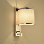 Artistic lightweight luxury 1-light stainless steel wall lamp