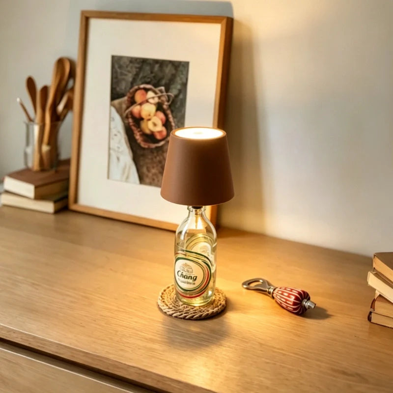 Rechargeable Bottle Lights Adjustable Variable Light