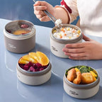 Set di contenitori per pranzo isolati a più livelli con borsa da trasporto