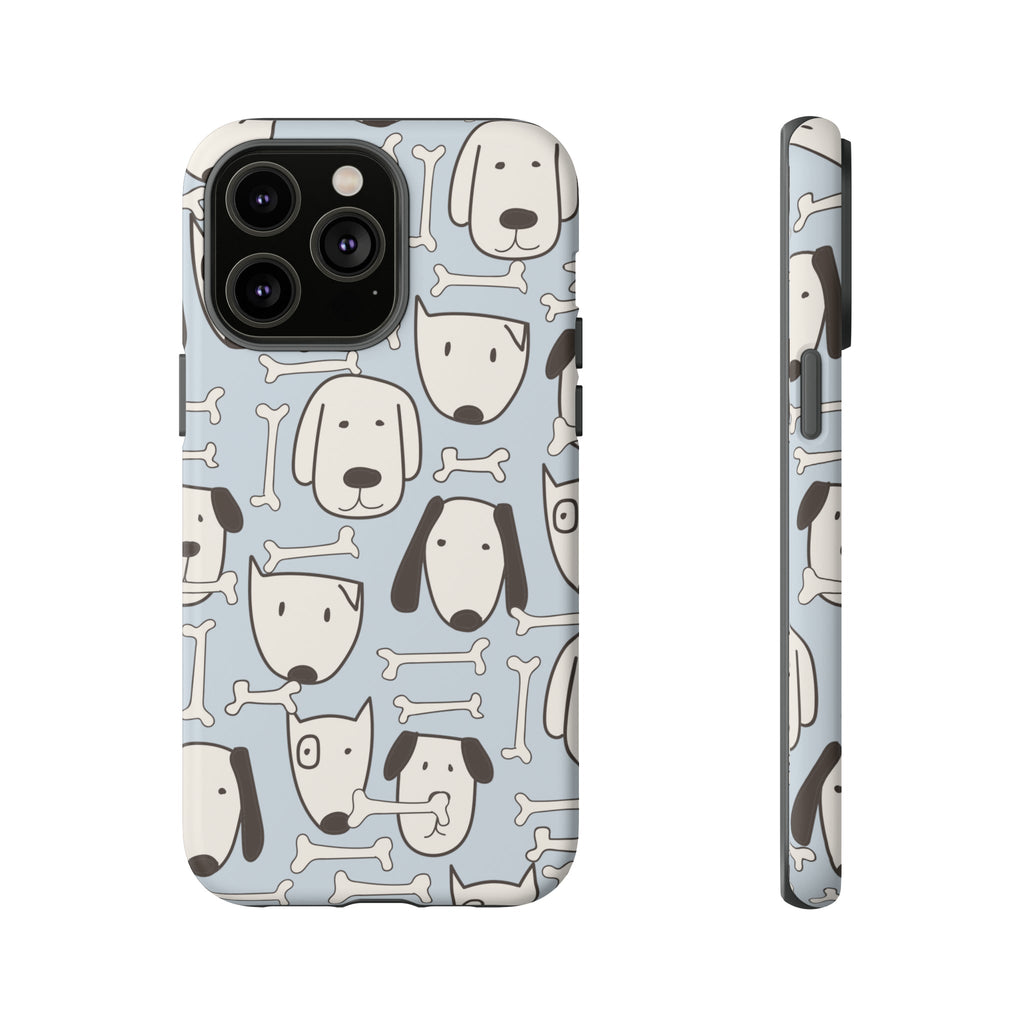 Étui de téléphone de protection durable avec motif d’empreintes de patte