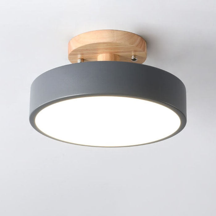 Plafonnier LED scandinave encastré pour intérieur