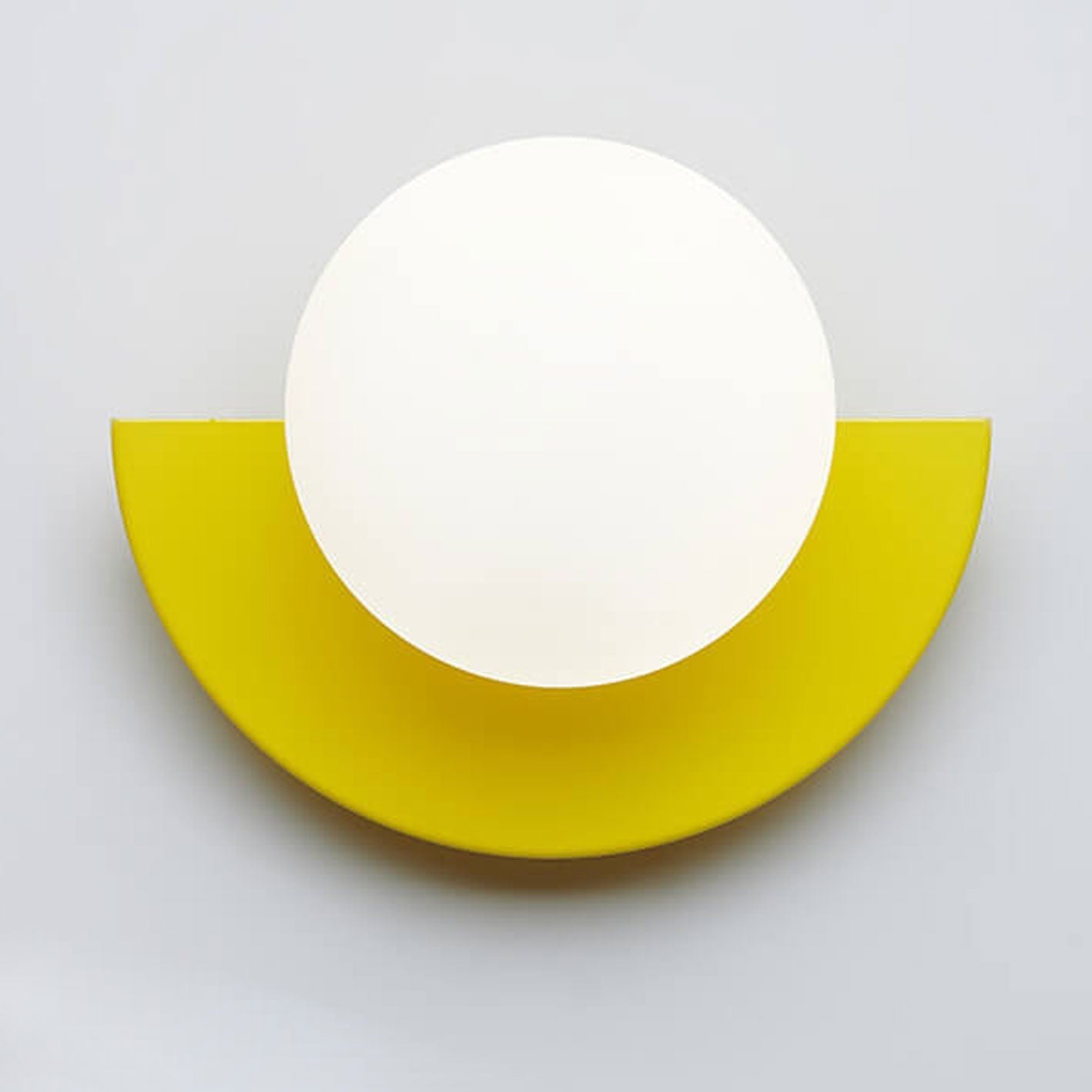 Modern Wall Sconce Colorful Spherical Semi-Circular Lamp