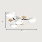 Elegante, moderne Deckenlampe mit handgefertigten Details