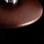 Nordycka drewniana minimalistyczna okrągła lampa sufitowa do korytarza