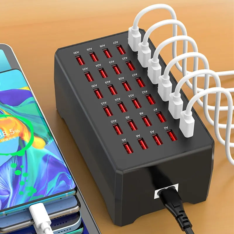 Kompakte multifunktionale Heim-USB-Ladestation