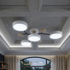 Elegante, moderne Deckenlampe mit handgefertigten Details