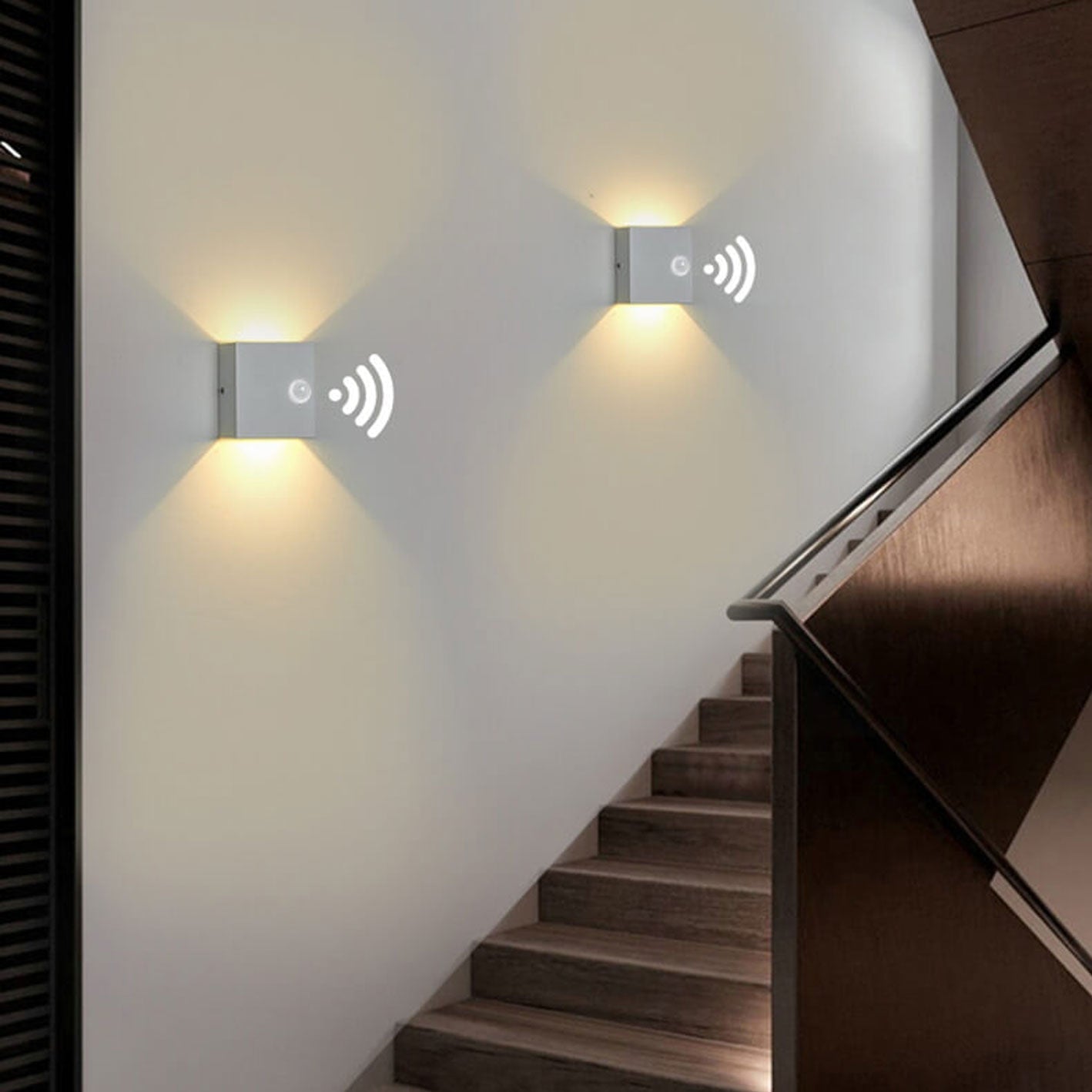 Inteligentne Oświetlenie Zewnętrzne Lampa LED z Czujnikiem Ruchu