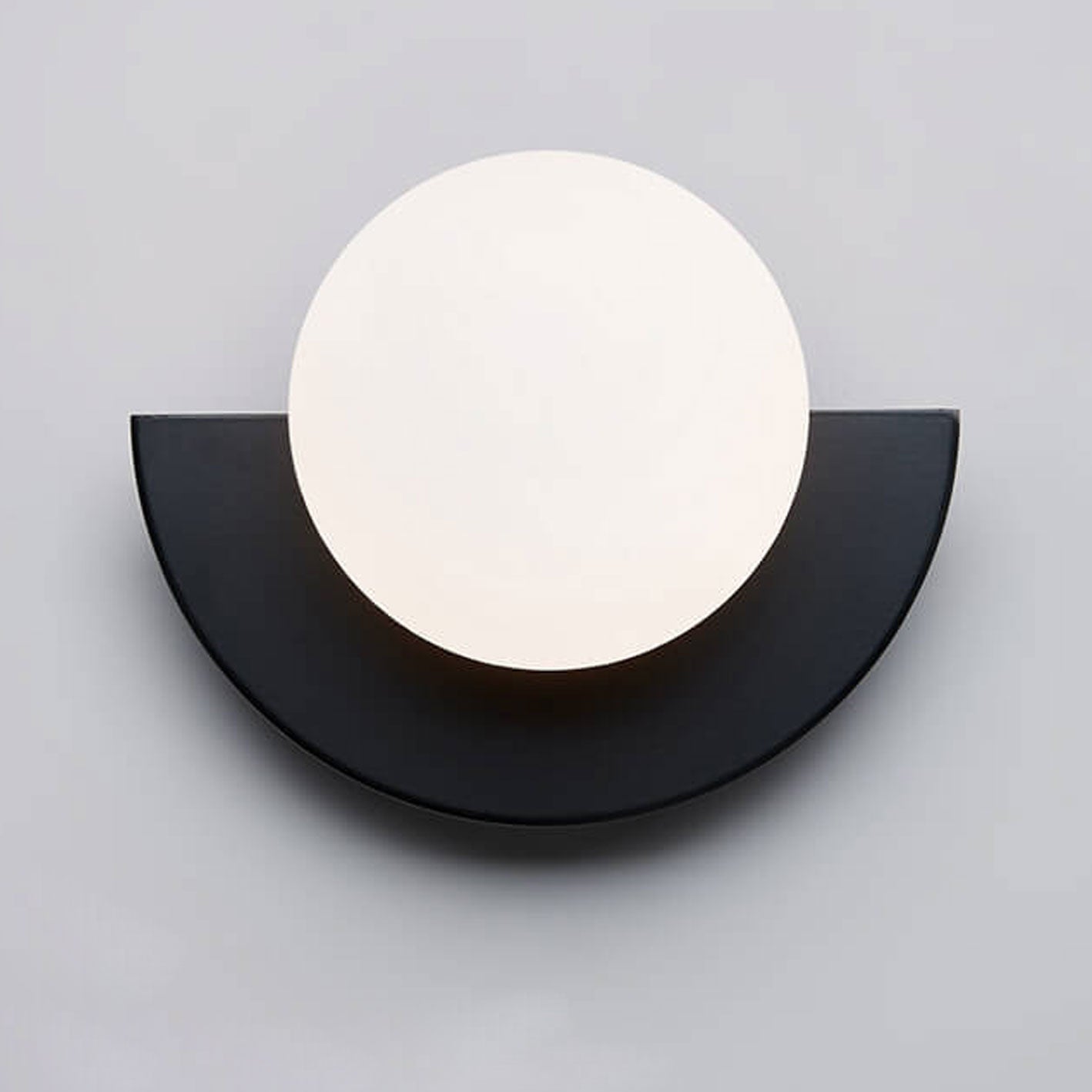 Modern Wall Sconce Colorful Spherical Semi-Circular Lamp