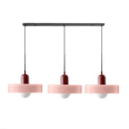 Nowoczesna Lampa Wisząca – Regulowana Lampa Sufitowa z 3 Szklanymi Kloszami