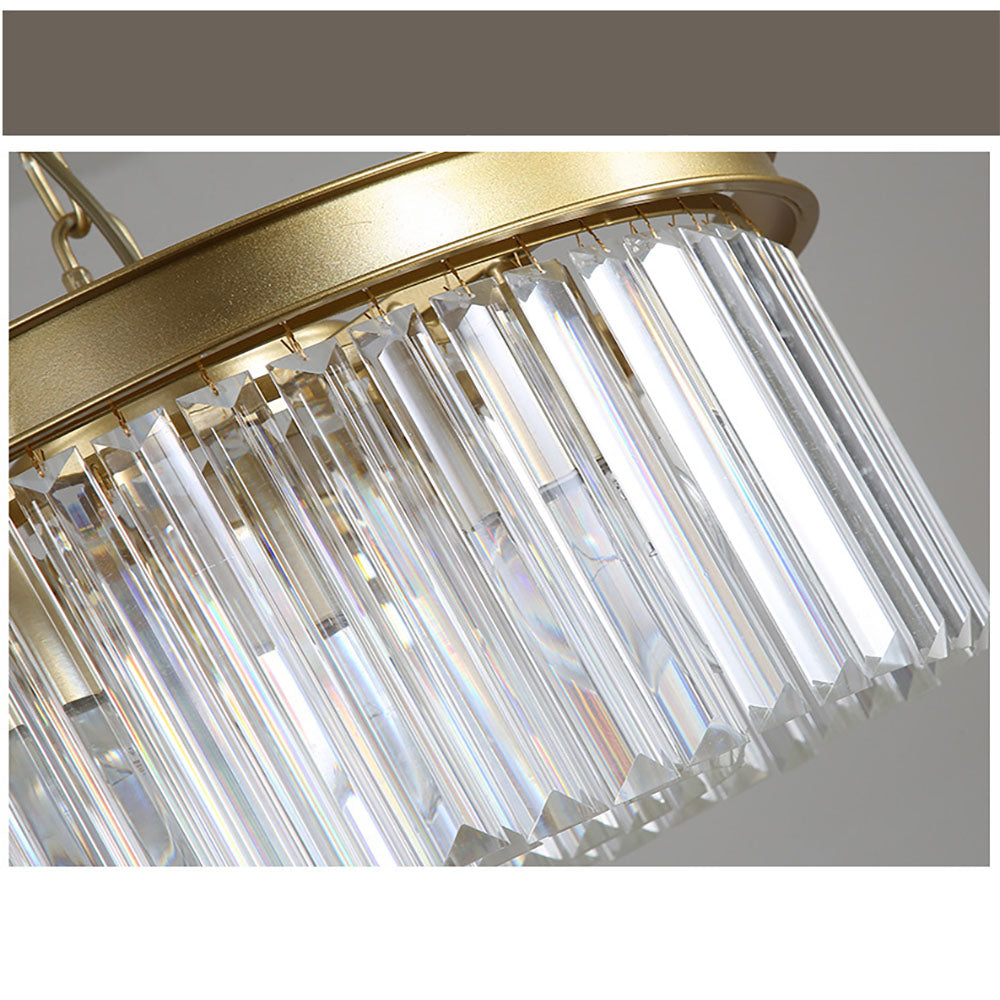 Luksusowa lampa sufitowa Crystal Flush – elegancka dekoracja wnętrz