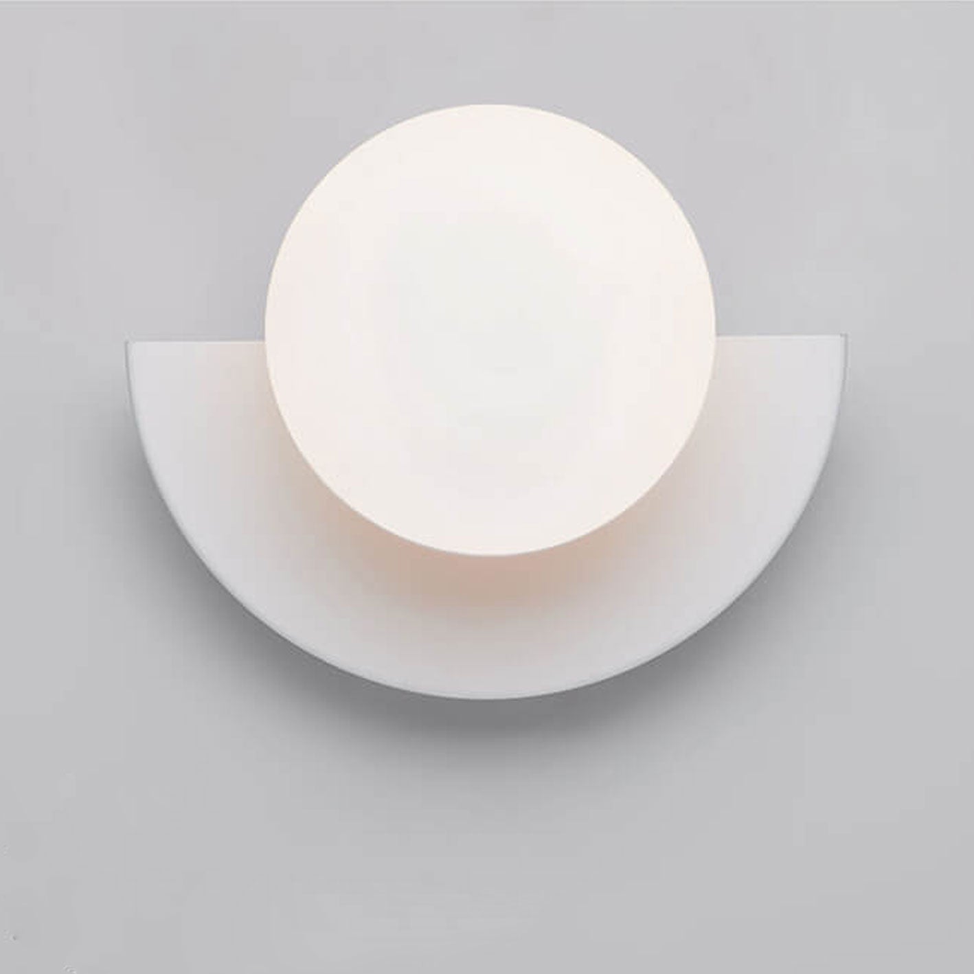 Modern Wall Sconce Colorful Spherical Semi-Circular Lamp