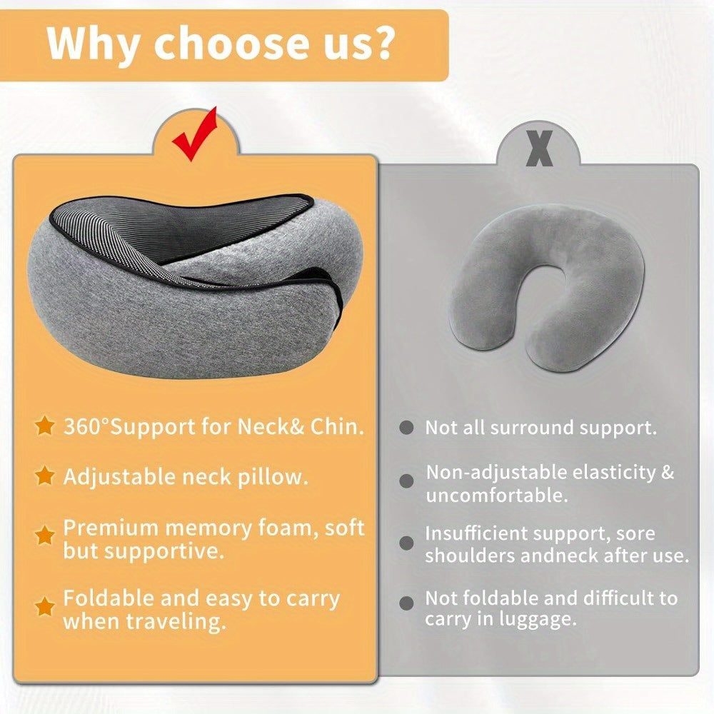 Poduszka podróżna Memory Comfort w kształcie litery U