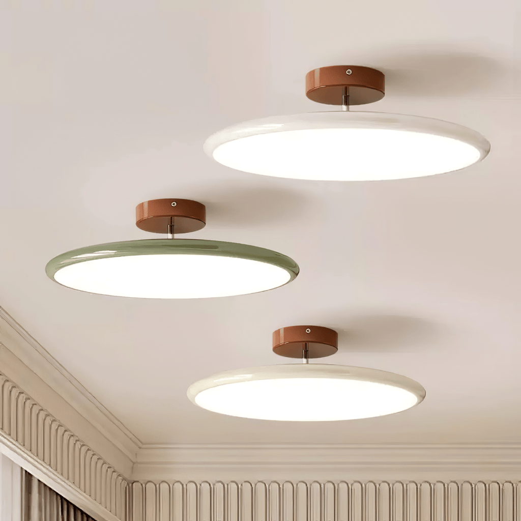 Okrągła Smukła Lampa Sufitowa LED Oprawa Natynkowa