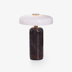 Lampada da tavolo moderna con base in marmo e controllo touch LED