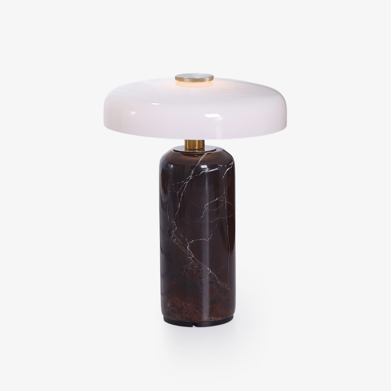 Lampada da tavolo moderna con base in marmo e controllo touch LED