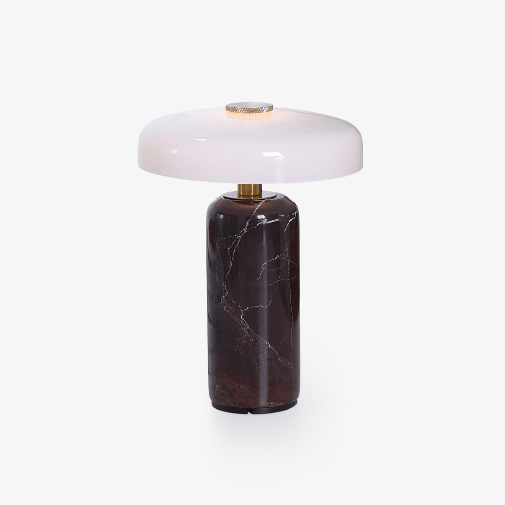 Lampada da tavolo moderna con base in marmo e controllo touch LED