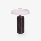 Lampada da tavolo moderna con base in marmo e controllo touch LED