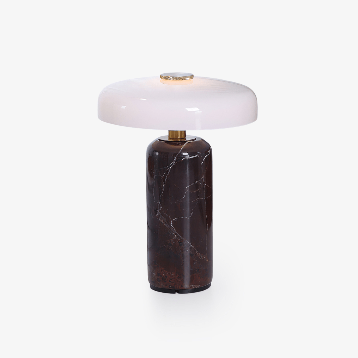 Lampada da tavolo moderna con base in marmo e controllo touch LED