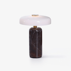 Lampada da tavolo moderna con base in marmo e controllo touch LED