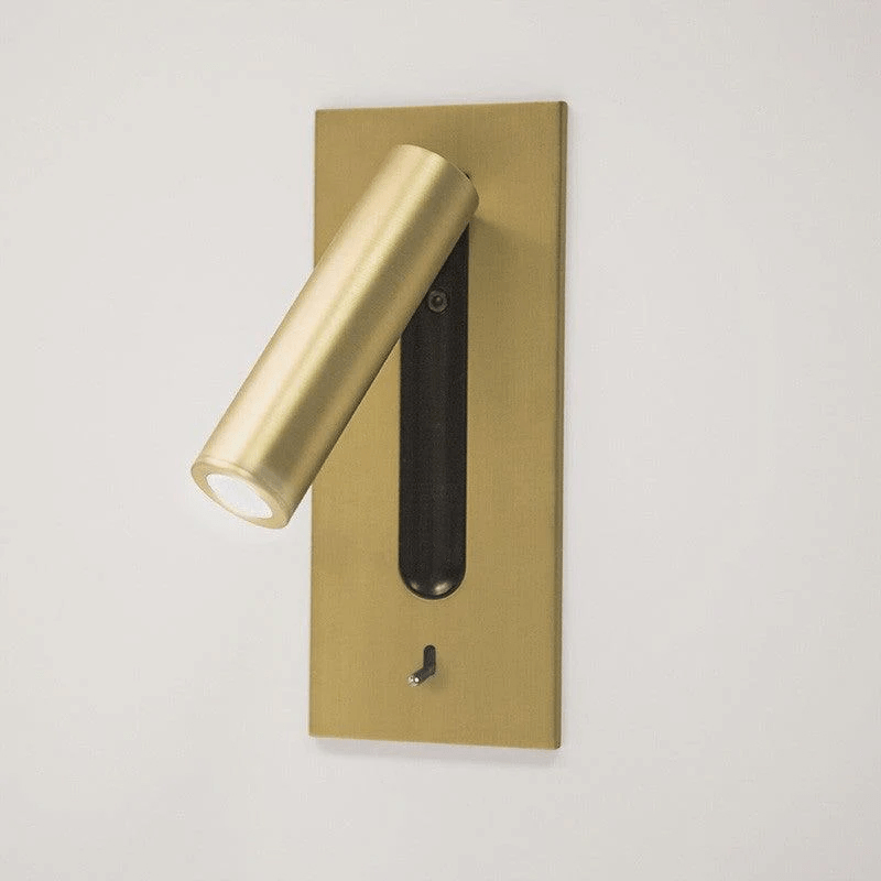 Lampada da lettura da parete con illuminazione notturna LED integrata