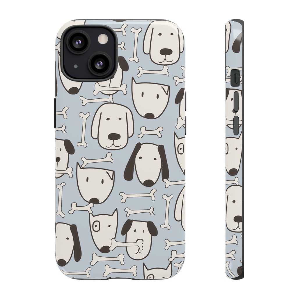 Étui de téléphone de protection durable avec motif d’empreintes de patte