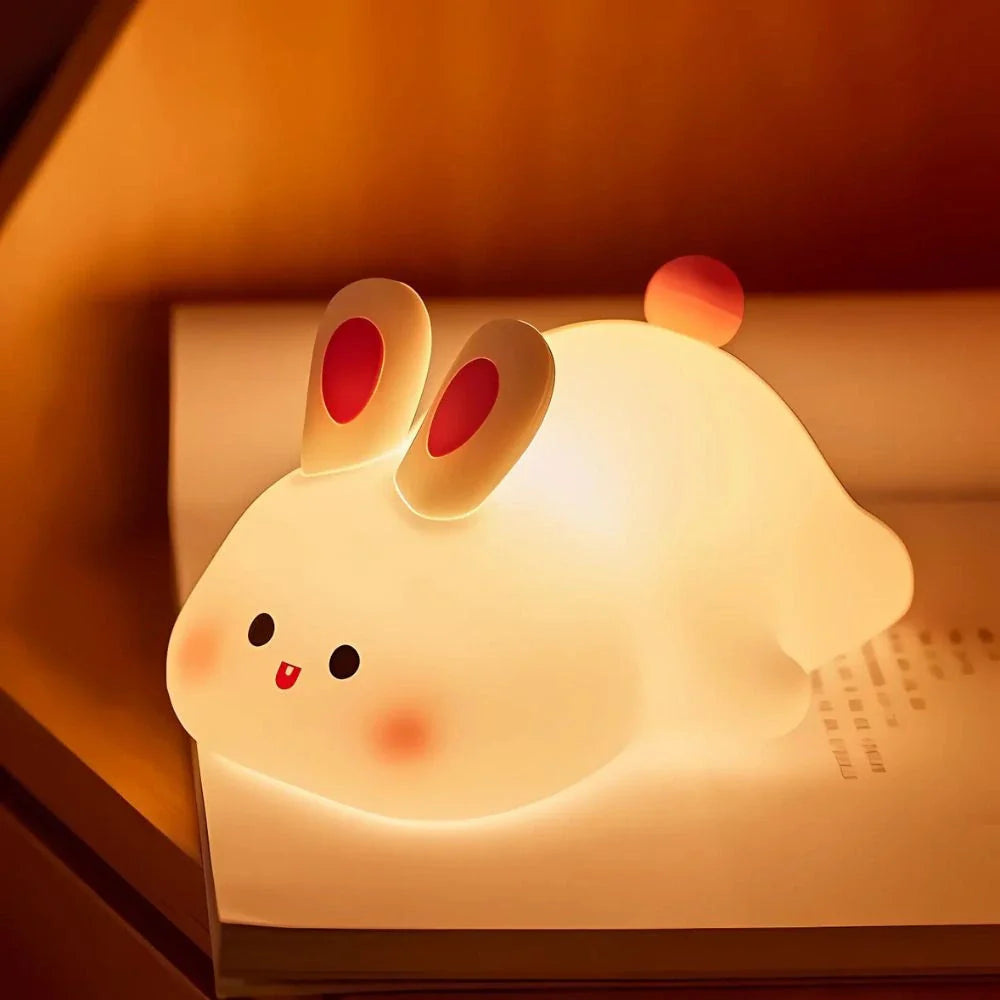 Lampka stołowa nocna LED Śpiący przyjaciele lampka przyłóżkowa